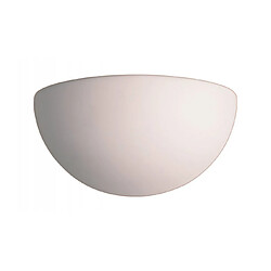 Luminaire Center Applique Ceramic 13 cm, blanc, 25 cm Coloris : Blanc Matèriau : PlâtreHauteur en Cm : 13Largeur en Cm : 25Profondeur en Cm : 12Nombre d'ampoules : 1Type d'ampoules : E27Puissance : 100WAmpo