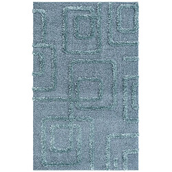 Hadorn Tapis shaggy 305x240 Bleu Thun Artem