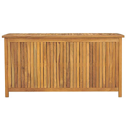 vidaXL Boîte de jardin 114x50x58 cm Bois massif de teck