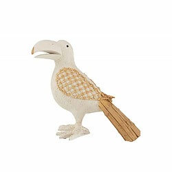 Paris Prix Statuette Déco Toucan 38cm Blanc & Naturel