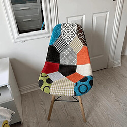 Avis Life Interiors Set of 6 Moda Patchwork Eiffel Chair Multicolour