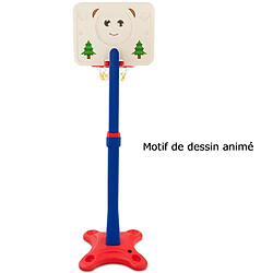 Acheter Decoshop26 Pannier de basket-ball hauteur réglable entre 160 à 215 cm pour enfant de 3 ans et plus 20_0000881