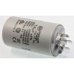 Condensateur de démarrage 14,0uf-400/450v faston 6,3mm pour lave vaisselle