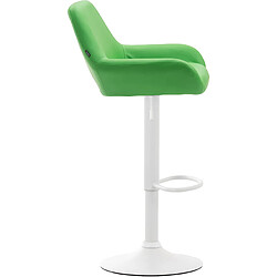 Avis Non Tabouret de bar Braga simili cuir blanc