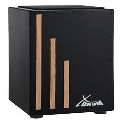 XDrum Cajon Primero Negra méthode d'apprentissage & housse comprises