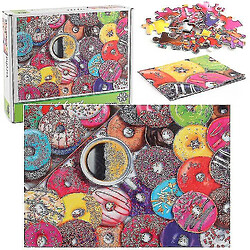 Avis Universal Donut Puzzle de puzzle, 1000 PCS Puzzle de décompression pédagogique, décoration murale