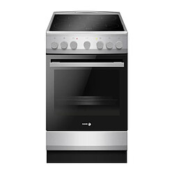 Cuisiniere vitrocéramique - FAGOR-FACV203S - 4 foyers - 62 L - 50 x 60 cm - Silver 