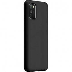 BigBen Connected Coque pour Galaxy A02s Rigide en Silicone Soft Touch Noir