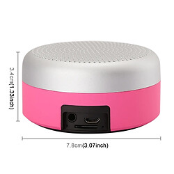 Acheter Wewoo Enceinte Bluetooth d'intérieur Magenta carte multifonctionnelle musique lecture haut-parleur bluetooth, appel mains libres de et TF fonction audio AUX