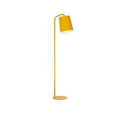 NOVA LUCE Lampadaire STABILE Jaune Mat LED E27 1x12 W