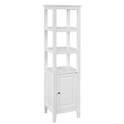 Avis SoBuy FRG205-W Meuble Colonne de Salle de Bain Armoire Toilette haute Blanc