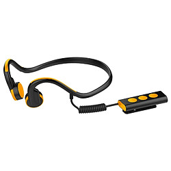 Avis Wewoo Casque Bluetooth Sport Orange pour iPhone, Samsung, Huawei, Xiaomi, HTC et autres téléphones intelligents ou autres périphériques audio Conduction osseuse V4.1 + EDR Sports sur l'oreille avec micro,