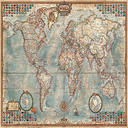 Educa Borras Puzzle 1500 pcs Le monde Carte politique