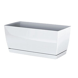 Avis WellHome 3x Jardinier en plastique Coubi Coque P en blanc Couleur 29 (Long) x 14.2 (largeur) x 13.6 (hauteur) cm