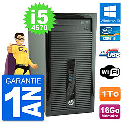 PC Tour HP ProDesk 400 G1 Intel Core i5-4570 RAM 16Go Disque 1To Windows 10 Wifi · Occasion 