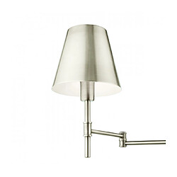 Avis Luminaire Center Applique murale Kensington Nickel poli 1 ampoule 31cm