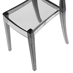 Acheter Meubles De Chaise De Salle à Manger En Plastique 1/6 Pour Chaise Fantôme Gris Poupée