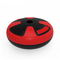 Chrono Haut-parleur Bluetooth, haut-parleur Bluetooth flottant étanche IPX7 sans fil portable, avec fonction TWS, basses lourdes, couplage stéréo, durable, adapté à la piscine, à la plage, à la douche, aux voyages(Rouge) 