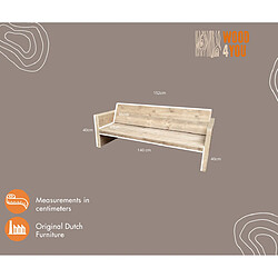 Wood4you - Banc de jardin - kit à monter soi-même Wood4you - Banc de jardin - kit à monter soi-même