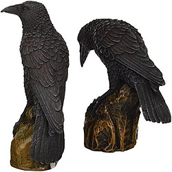 Design Toscano Statues corbeaux de la nuit CL6170 Multicolore 33 x 23 x 10 cm