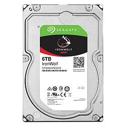 Avis Seagate Technology Ironwolf 6 To - 3.5'' SATA III 6 Go/s - Cache 256 Mo