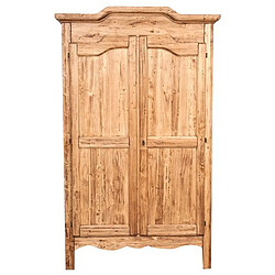 Biscottini Armoire Rustique En Bois Massif De Tille