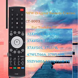 GUPBOO Télécommande Universelle de Rechange Pour Toshiba TV CT-8003 remplacer CT-90283 32AV500A 37A