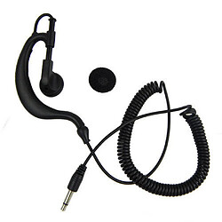 GUPBOO Casque à tube d'air écoutez seulement 3,5 mm jack talkie-walkie radio bidirectionnelle stéréo casque filaire pour téléphones intelligents MP3 