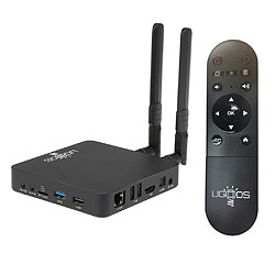 UGOOS AM6 Plus Smart Android 9.0 TV Box Amlogic S922X-J UHD 4K Media Player 4GB LPDDR4 32GB EMMC 2.4G & 5G WiFi 1000M LAN BT 5.0 H