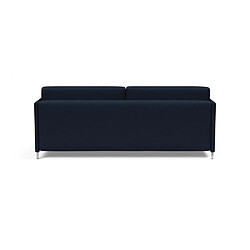 Inside 75 Canape lit NORDHAM couchage 140 cm mixed dance bleu pas cher