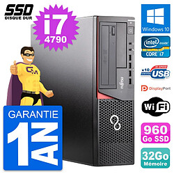 PC Fujitsu Esprimo E920 DT Intel Core i7-4790 RAM 32Go SSD 960Go Windows 10 Wifi · Occasion 