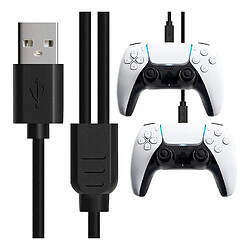 Winkoo.fr Double chargeur type-C 3 mètres pour toute consoles