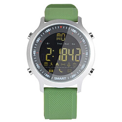 Wewoo Montre connectée vert Smart Sport FSTN Full View Écran Lumineux Dial TPU Haute Strap Strap, Étapes de Comptage / Calories Brûlées / Date du Calendrier / Bluetooth 4.0 / Rappel des Appels entrants / de Batterie Basse