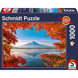 Schmidt Spiele Puzzle Paysage d'automne au Fuji, 1000 pcs