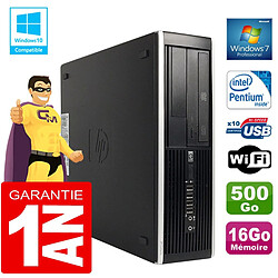 PC HP Compaq 8300 SFF Intel G850 Ram 16Go Disque 500 Go Graveur DVD Wifi W7 - Occasion