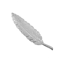 Vintage Alloy Feather Broche en forme de feuille Broche Pin's Corsage Breastpin Gold Broche unisexe