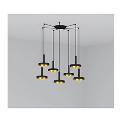 faro Suspension Whizz 7 ampoules Acier