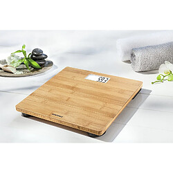 Soehnle Pèse Personne électronique avec écran LCD jusqu'à 180 kg fonction marche / arrêt automatique Bamboo Natural