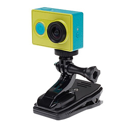 Wewoo Clip GoPro pour Xiaomi Yi Sport Caméra 360 Degrés Rotation J Forme Sac À Dos Chapeau Clip Rapide Pince Mont 