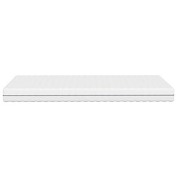 Avis vidaXL Matelas en mousse moyennement doux 120x200 cm