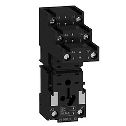 embase - pour relais rxm2 - contacts séparés - schneider electric rxze2s108m