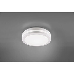 Lumière Plafonnier extérieur moderne blanc mat 3000K IP54 avec PIR