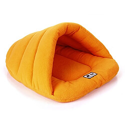 Wewoo Panier pour chien Coussin Chausson Chaud Épaissir Laine De Charbon Animaux Chiens Chats Maison Taille: L, 58 × 68 × 32cm (Orange) 