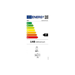 Réfrigérateur 1 porte 60cm 367l blanc - rsse415m31wn - BEKO