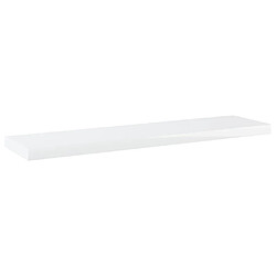 vidaXL Panneaux de bibliothèque 8 pcs blanc brillant bois d’ingénierie