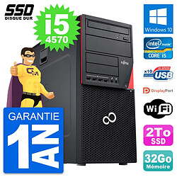 PC Tour Fujitsu Esprimo P720 Intel Core i5-4570 RAM 32Go SSD 2To Windows 10 Wifi · Occasion 