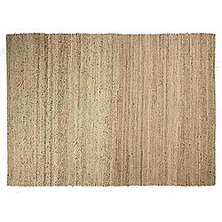 Vivaraise Tapis en jute naturelle Uni Jarod 240 x 170 cm.