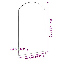 vidaXL Miroir 70x40 cm Verre pas cher