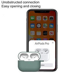 Avis Wewoo Coque Pour AirPods Pro 3 Housse de protection en silicone écouteurs sans fil avec trou lanière gris