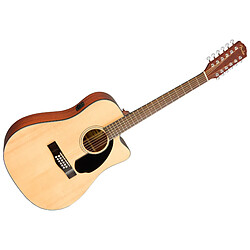 CD-60SCE Dreadnought 12 String WN Natural Fender 